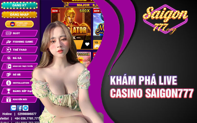 Khám phá Live Casino Saigon777